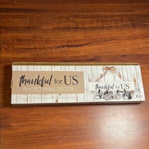 Hanging Thankful for US home decor tan and cream color wall decorations